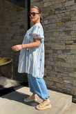 Made in Italy Haydn Smock Tunic Blue
